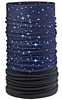 ARECO Multifunktionstuch mit Flecce schwarz/blau Sterne