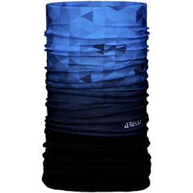 ARECO Multifunktionstuch mit Flecce blue/black