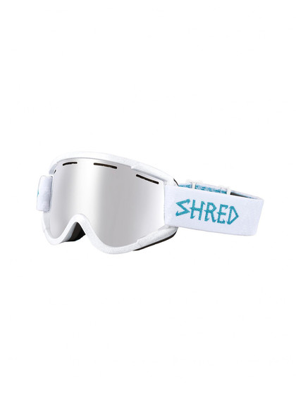 SHRED Skibrille | Goggle Nastify HEY PRETTY GIRL PLATINUM glitter white