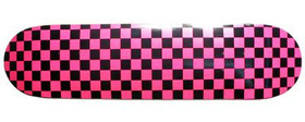 Skateboard Deck Checkered pink 7.50