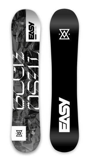 Easy Snowboard Black Torsion 22/23