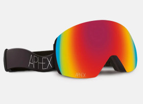 Aphex Skibrille | Goggle Styx schwarz | revo red lens S2...