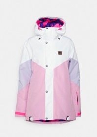 OOSC Womens Snow Jacket pink,lavender&White