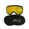 Aphex Skibrille | Goggle Styx black | silver  lens S3 + yellow lens S1